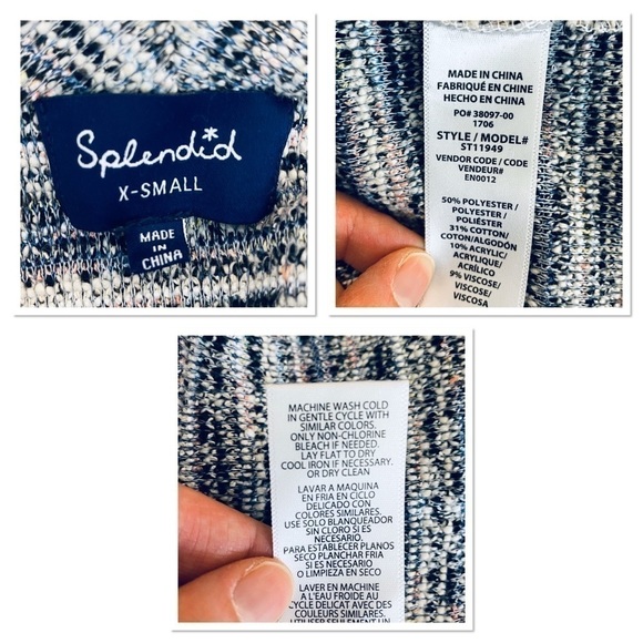 Splendid Boho marled dolman cardigan - Picture 8 of 8